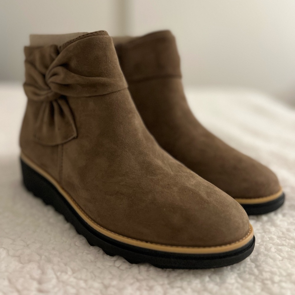 Clarks Suede Ankle Boots